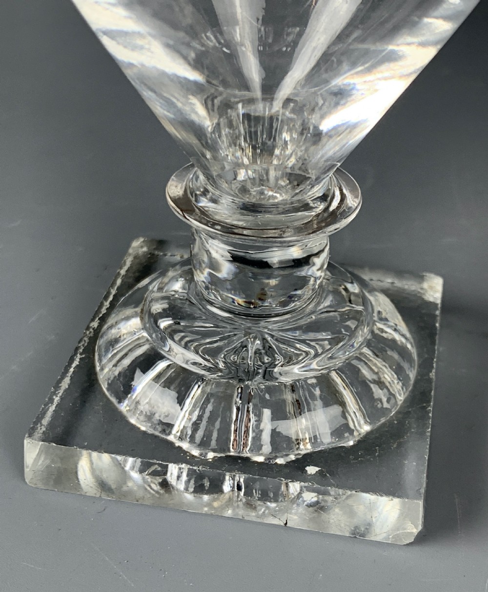 Regency glass rummer with lemon squeezer foot View IV