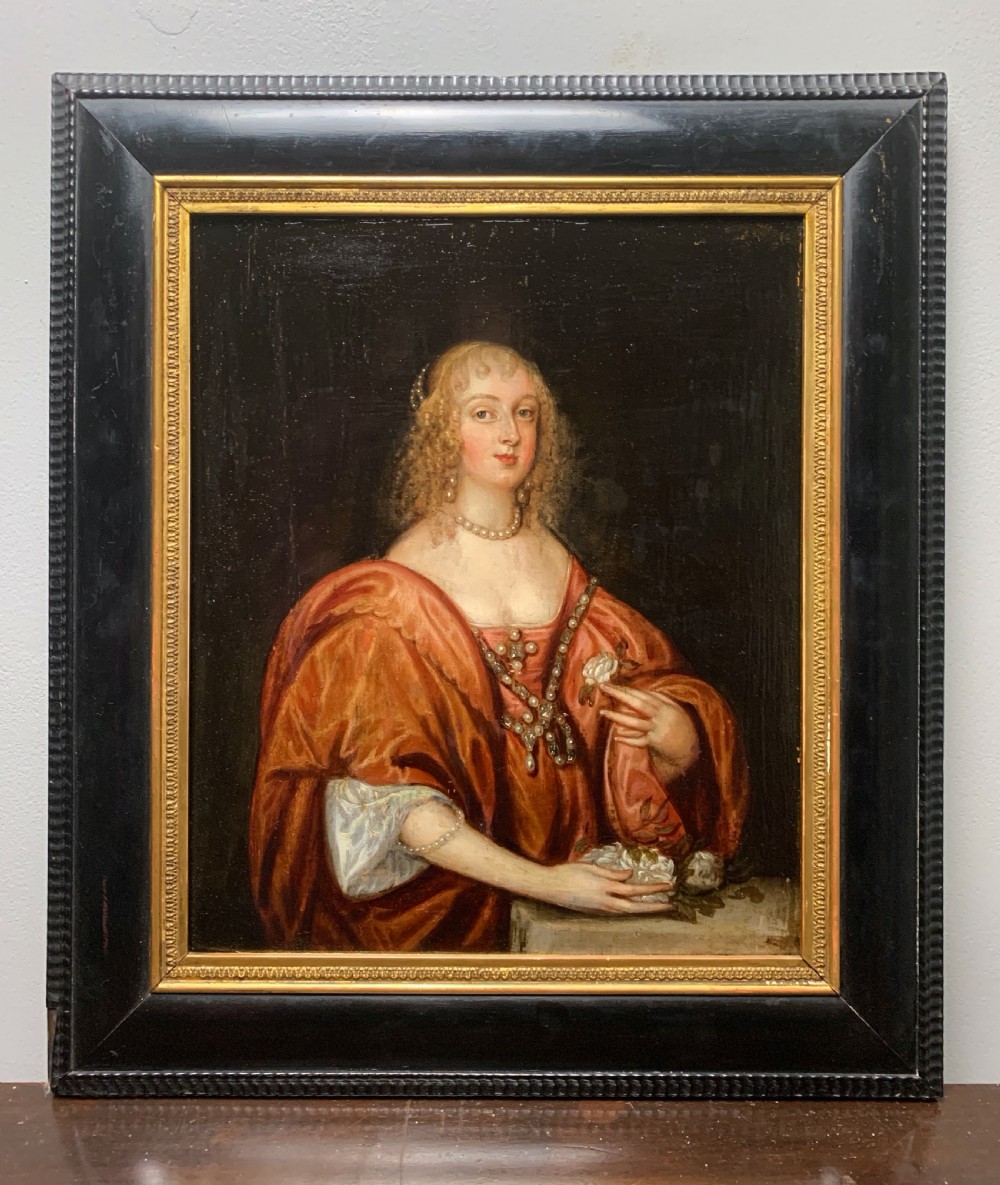 17th century portrait of Charlotte Stanley (de La Tremoille), Countess  of Derby