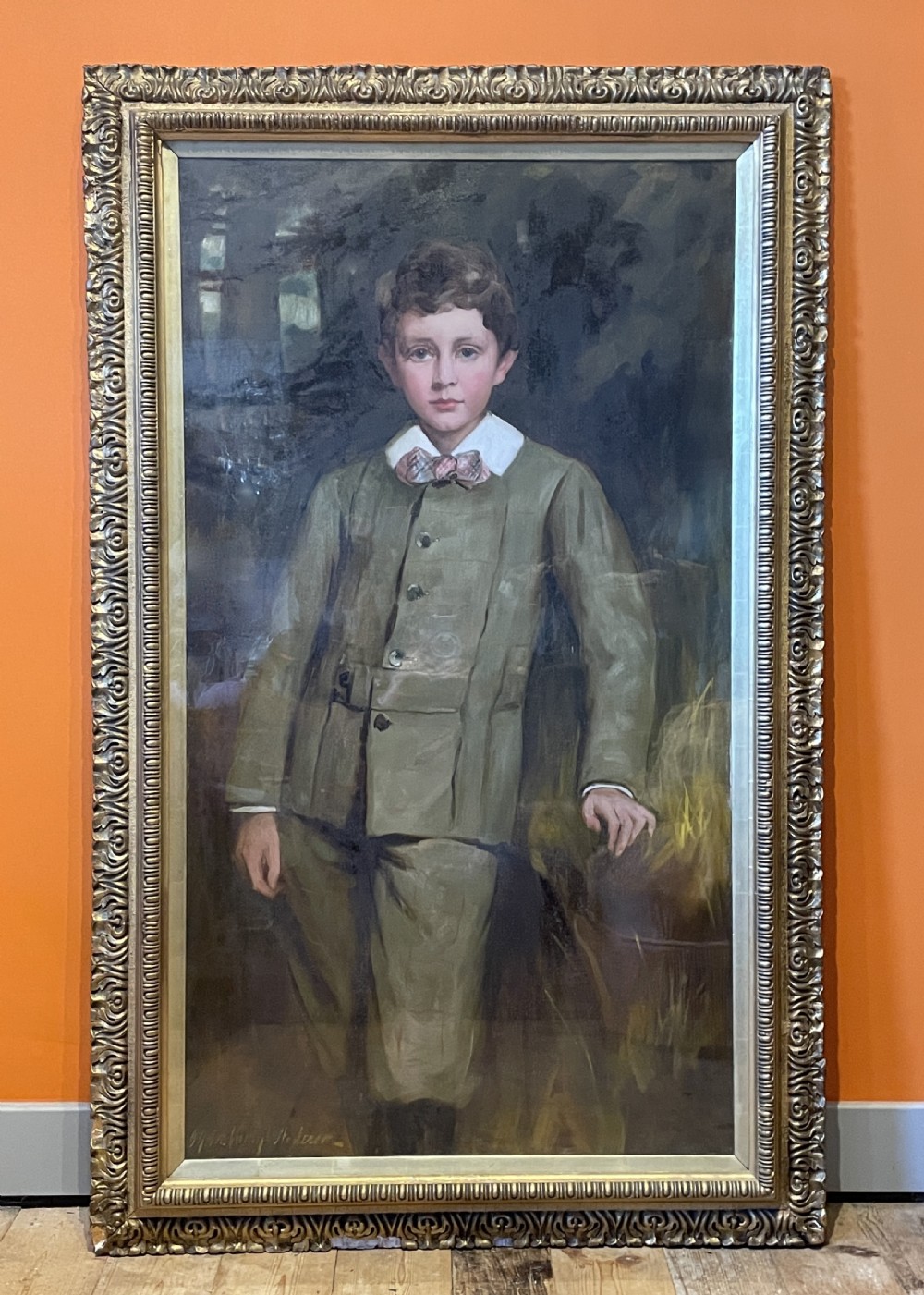 Charles GOLDSBOROUGH Anderson Portrait of a young boy, oil on canvas