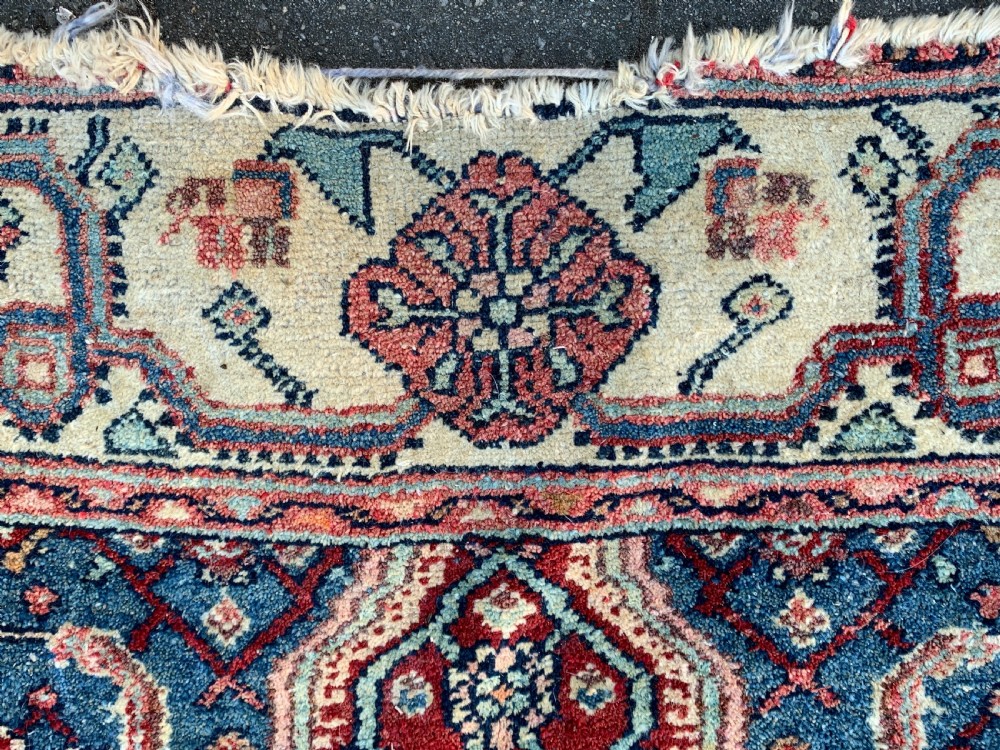 Antique North West Persian Hamadan wool rug 180cm x 102cm View III