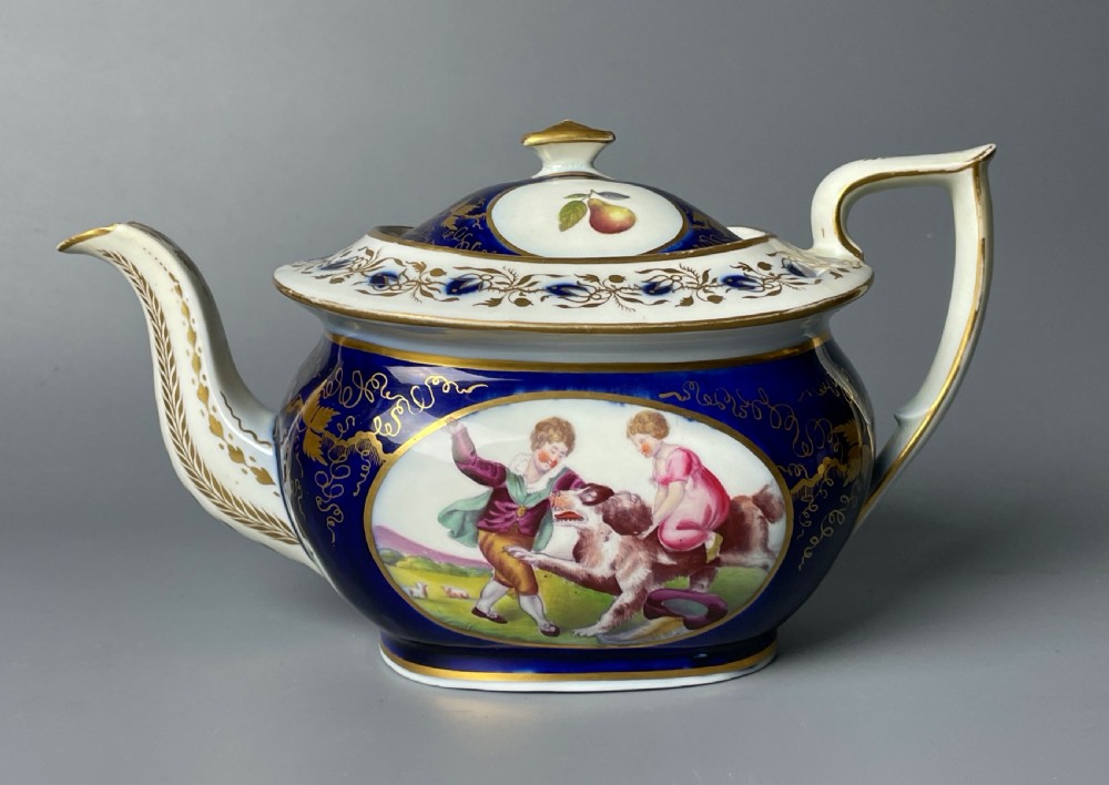 Regency Newhall porcelain teapot and cover