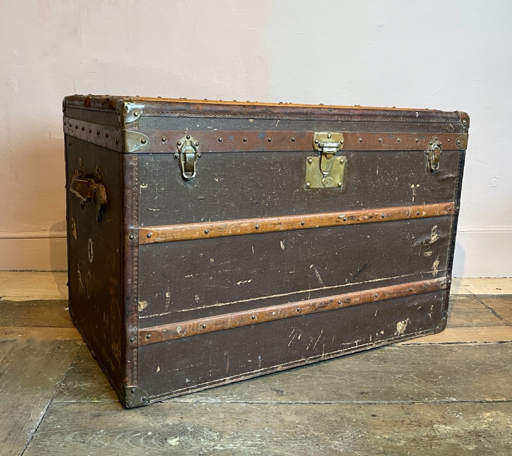 Malles Moynat, Paris steamer trunk circa 1910