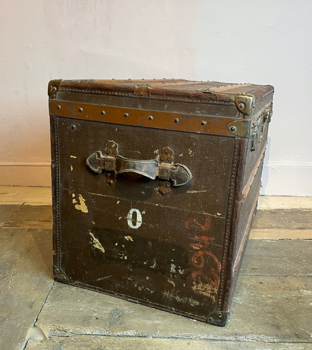 Malles Moynat, Paris steamer trunk circa 1910 View IV