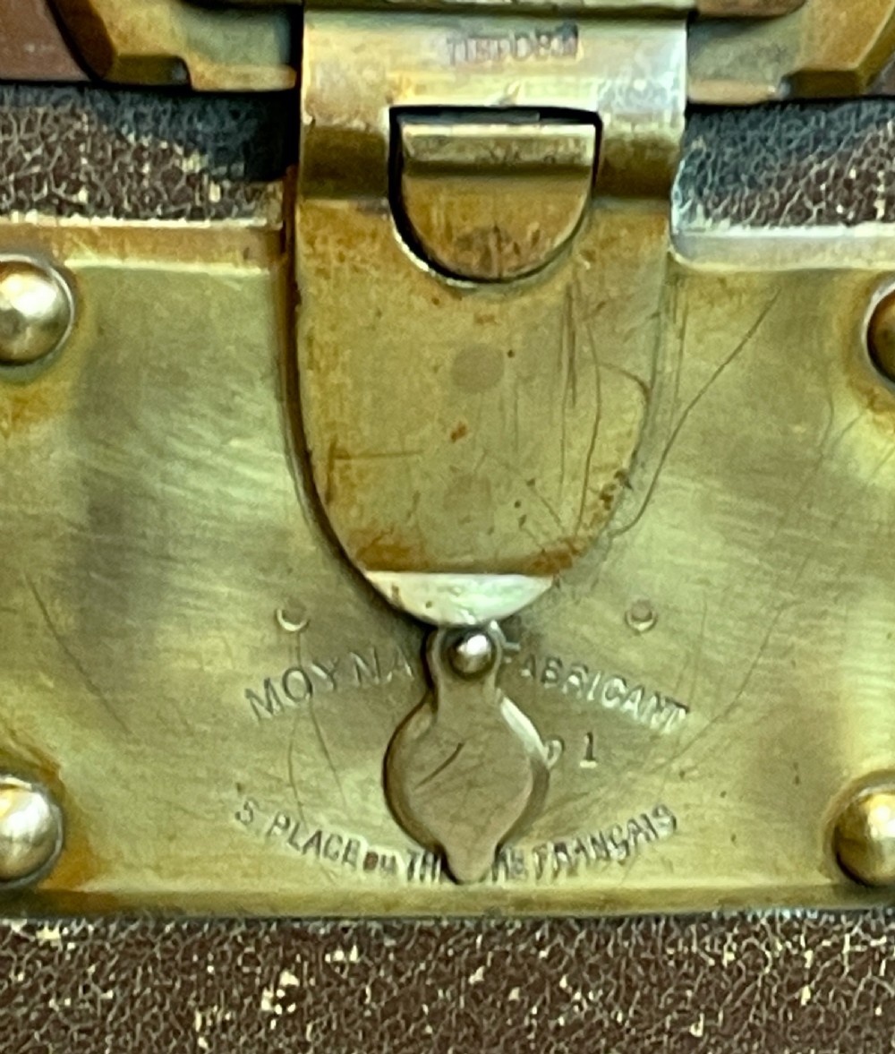 Malles Moynat, Paris steamer trunk circa 1910 View VIII