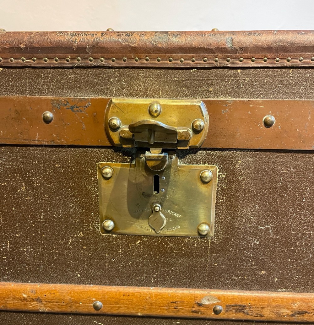 Malles Moynat, Paris steamer trunk circa 1910 View XIII