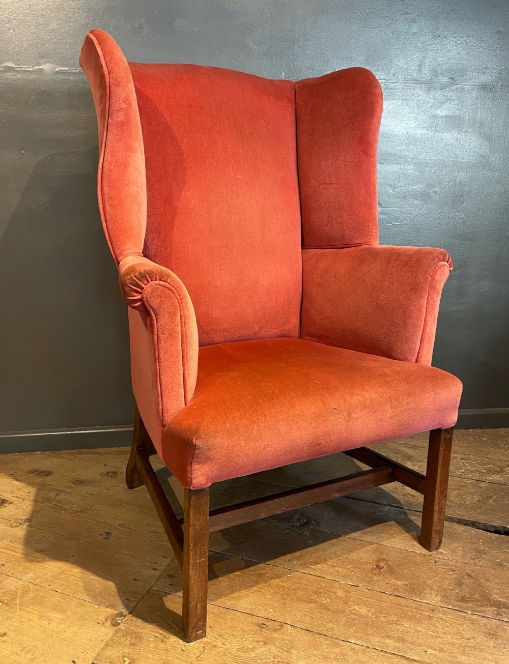 Edwardian wing back armchair View II