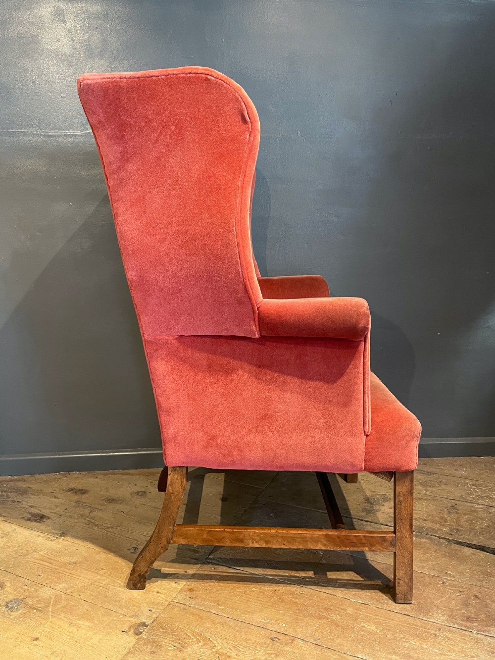 Edwardian wing back armchair View IV