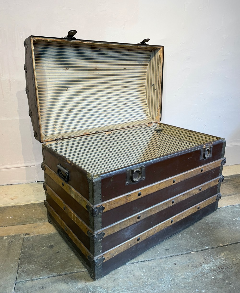 Victorian Dome Top Steamer Trunk View III
