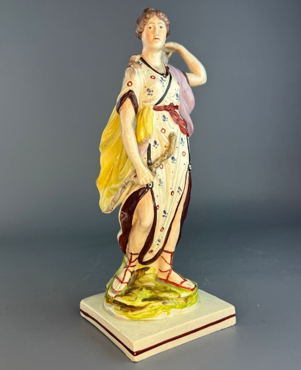 Large Staffordshire Pearlware Figure of Diana circa 1810
