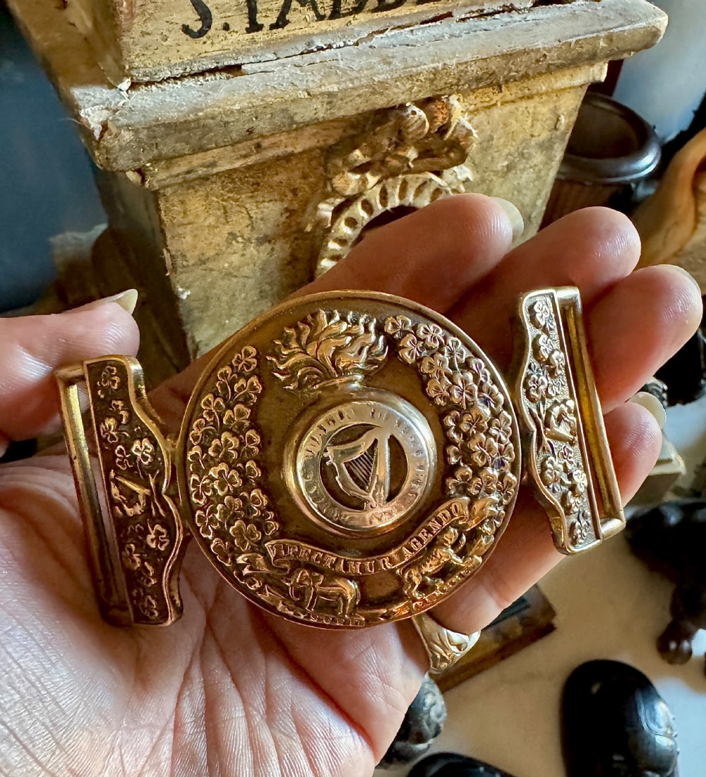 Irish Royal Dublin Fusiliers Officer's Belt Clasp