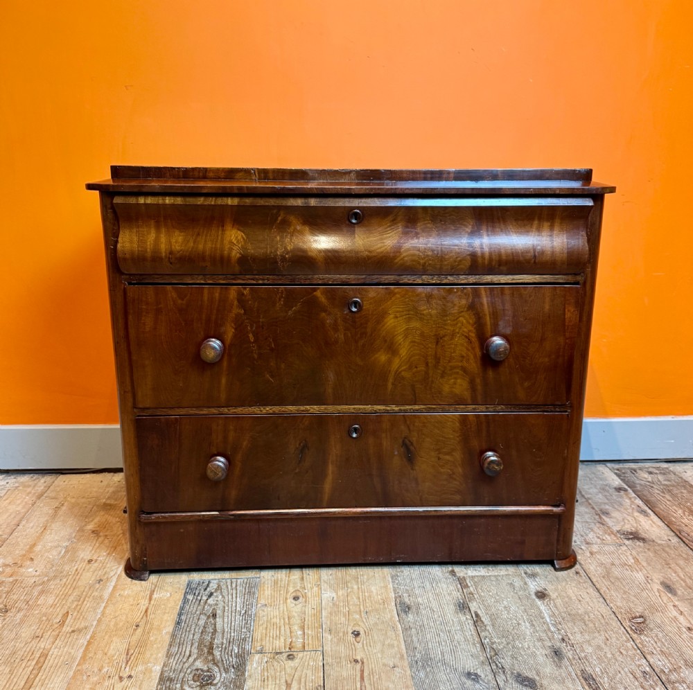 Biedermeier Mahogany Chest of Drawers