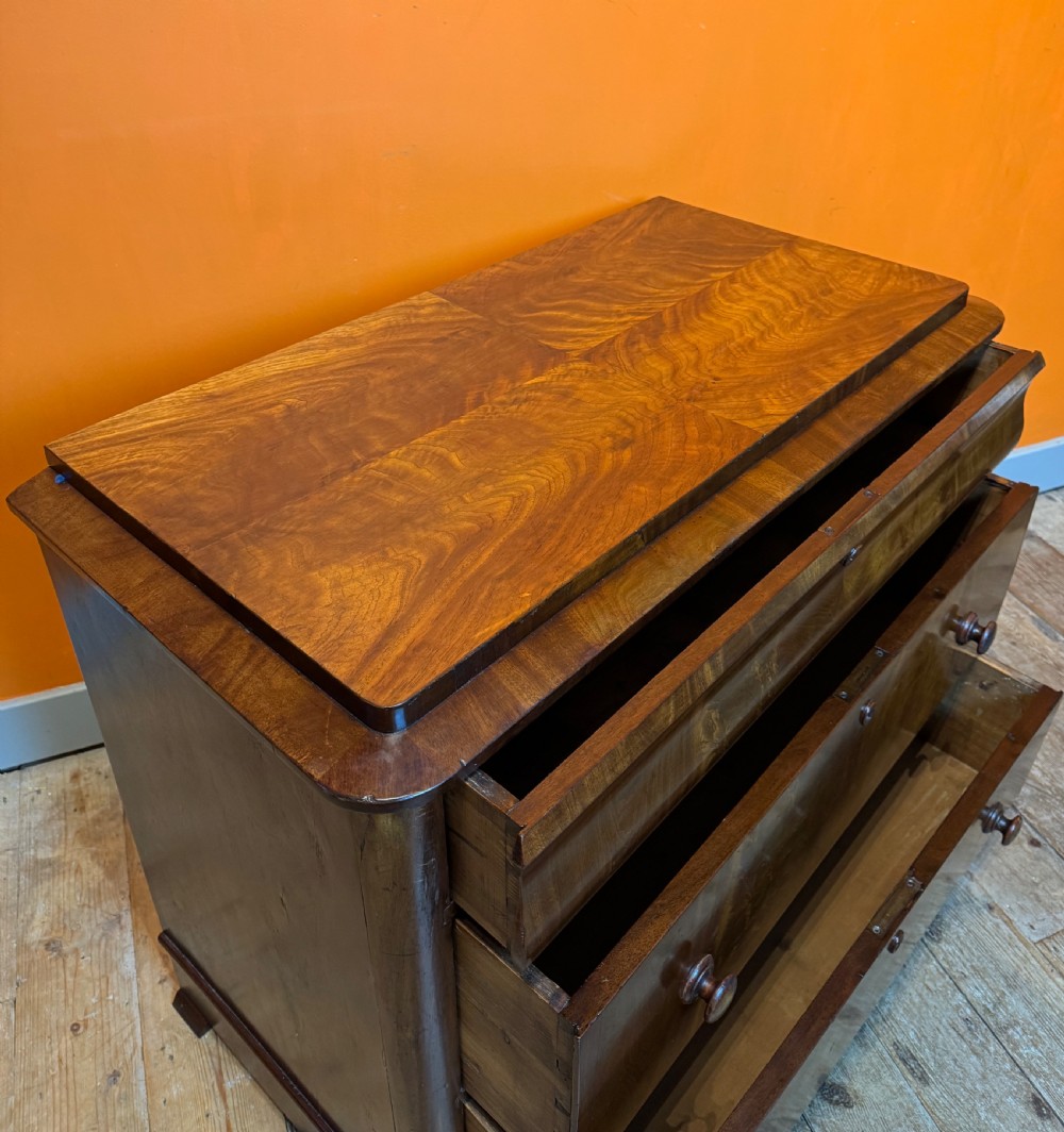 Biedermeier Mahogany Chest of Drawers View II