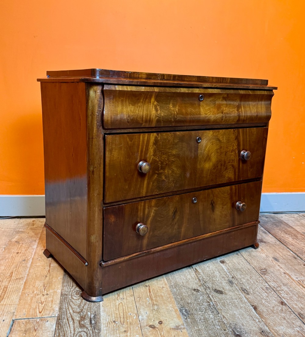 Biedermeier Mahogany Chest of Drawers View V