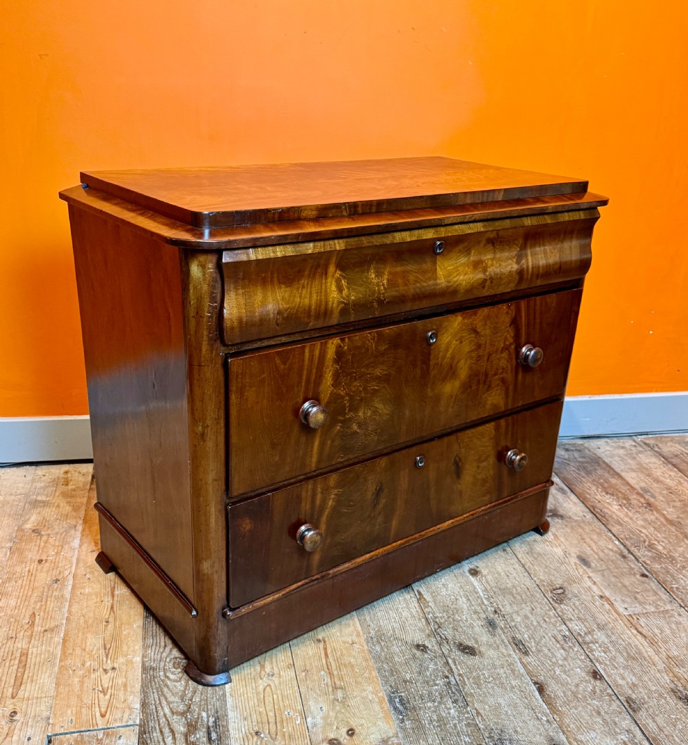 Biedermeier Mahogany Chest of Drawers View VII
