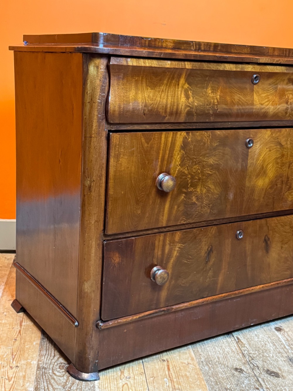 Biedermeier Mahogany Chest of Drawers View VIII