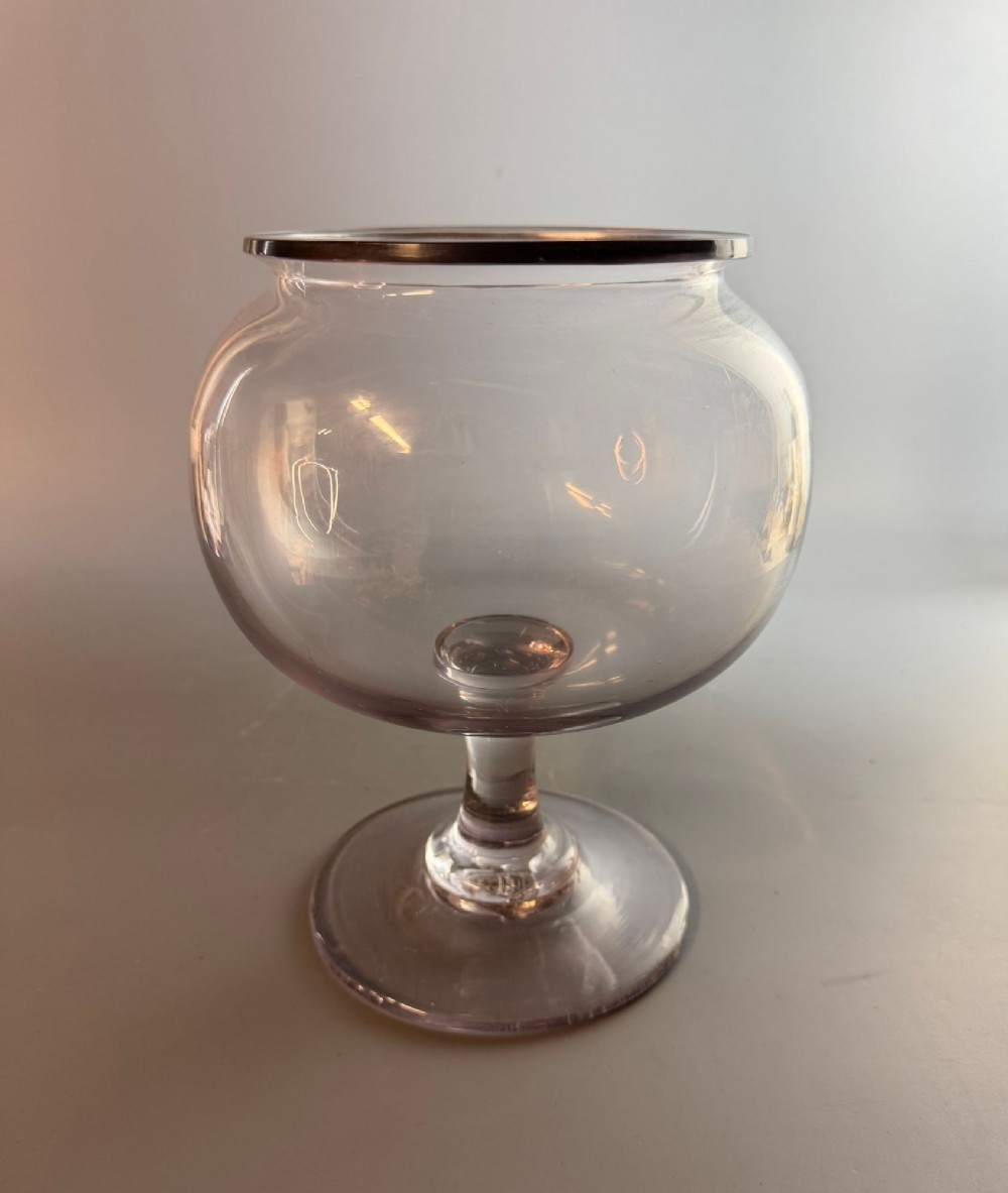 Antique 19th Century French Glass Leech Jar