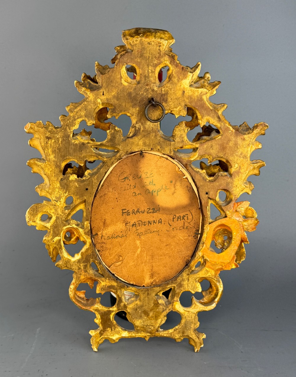 Antique Florentine Carved Giltwood Frame View III