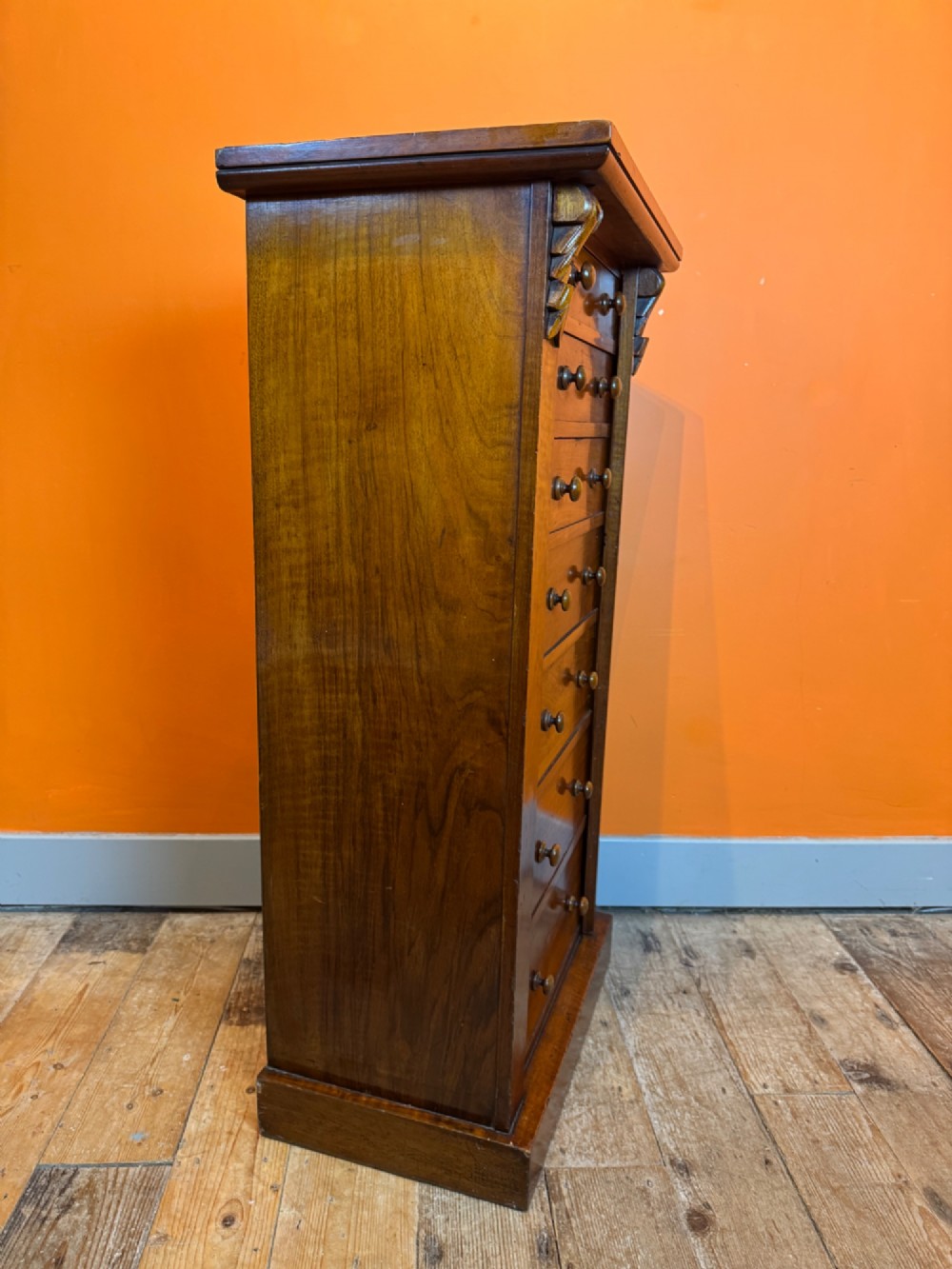 Victorian Mahogany Wellington Chest View VI
