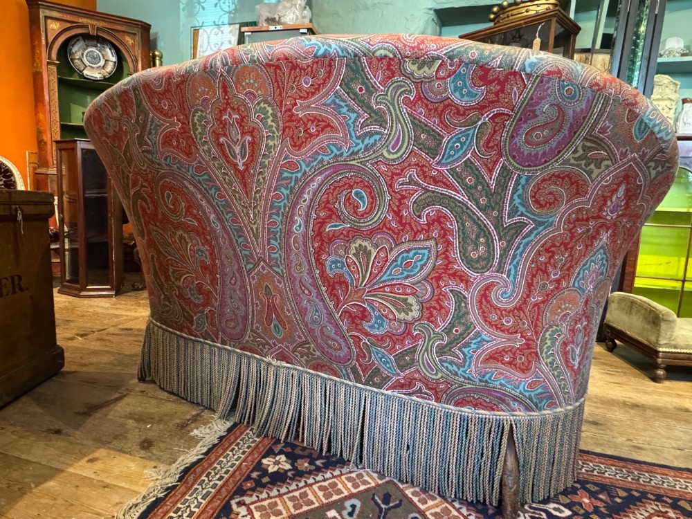 Antique French Napoleon III Two Seat Sofa View III