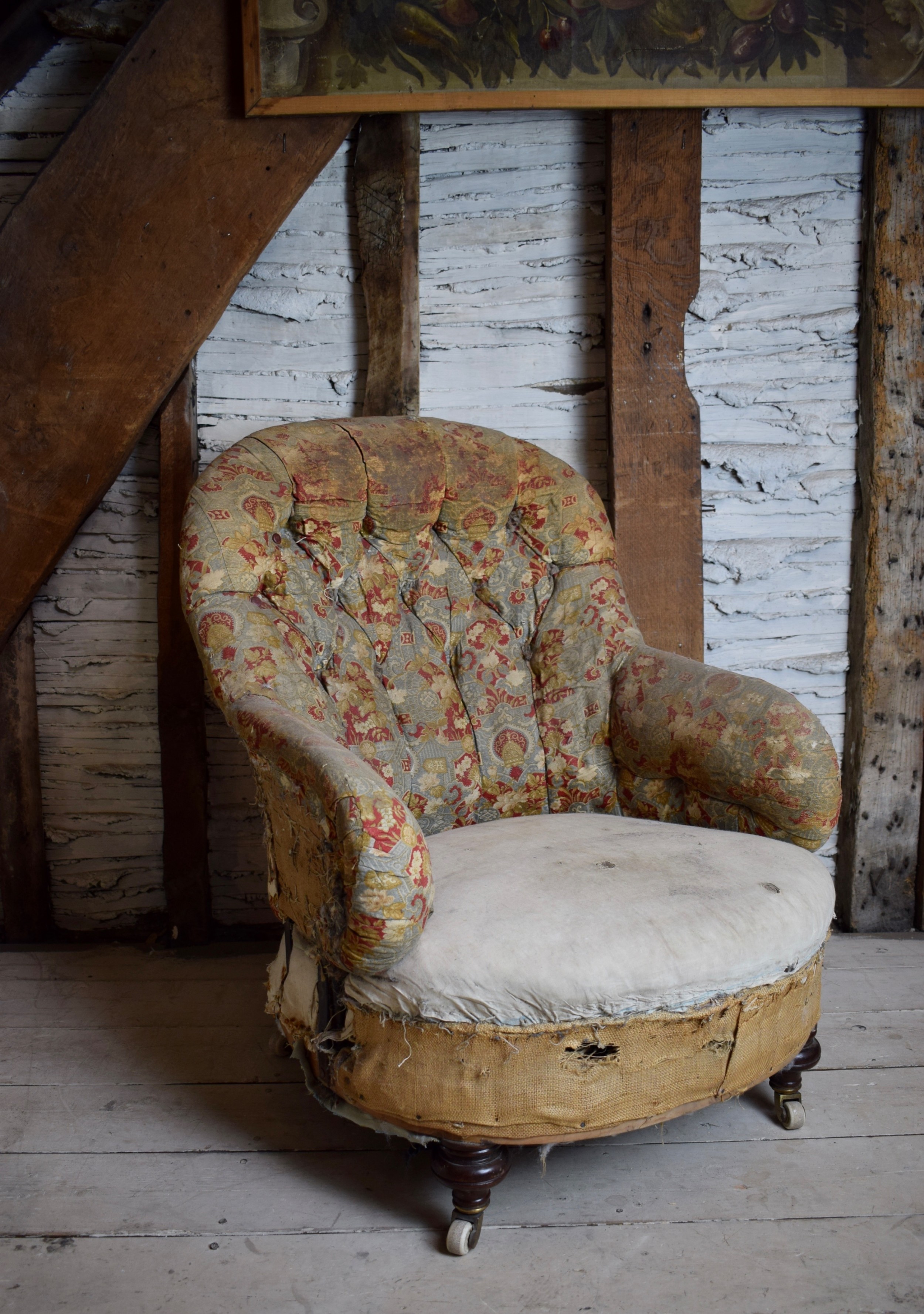Victorian iron back chair deals