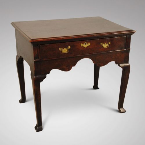 18th Century Oak Cabriole Leg Lowboy