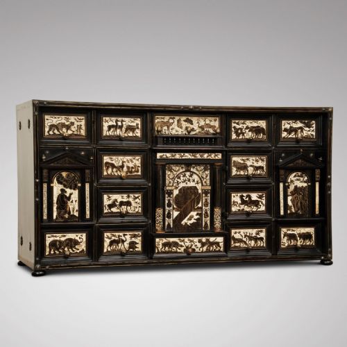 Superb 17th Century Italian Cabinet Telling the Story of Noah’s Ark