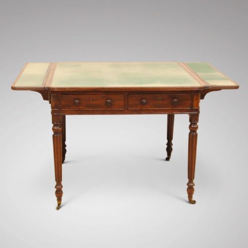 GILLOW STYLE REGENCY MAHOGANY WRITING TABLE - ADDITIONAL PHOTO 1