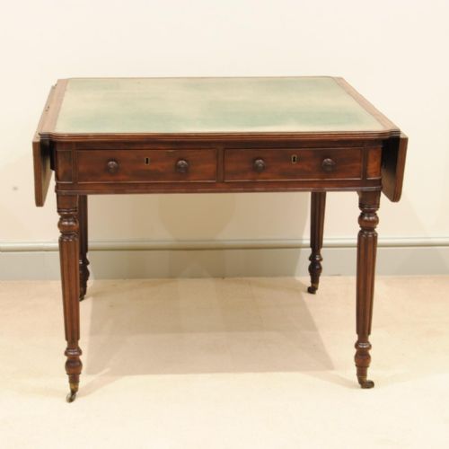 GILLOW STYLE REGENCY MAHOGANY WRITING TABLE - ADDITIONAL PHOTO 2