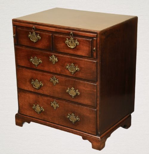 Unusual Mid 18th Century Mahogany Chest of Small Size