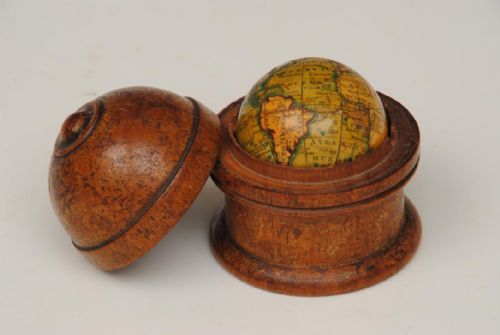 Rare Newton & Sons 1.5 Inch Miniature Globe