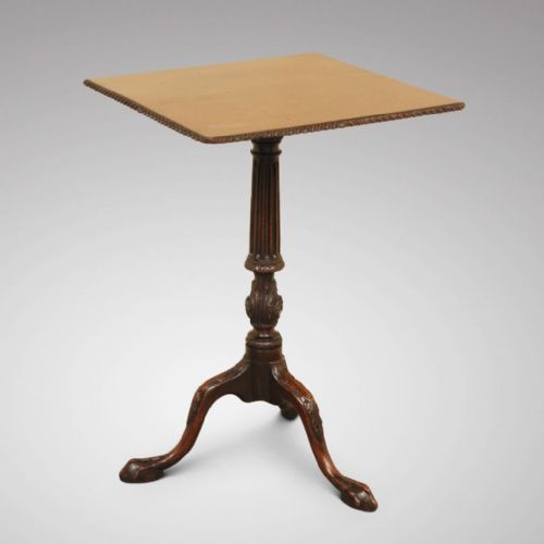 Chippendale Period Mahogany Tripod Wine Table