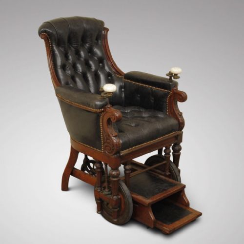 Early Victorian Patent Invalids Armchair