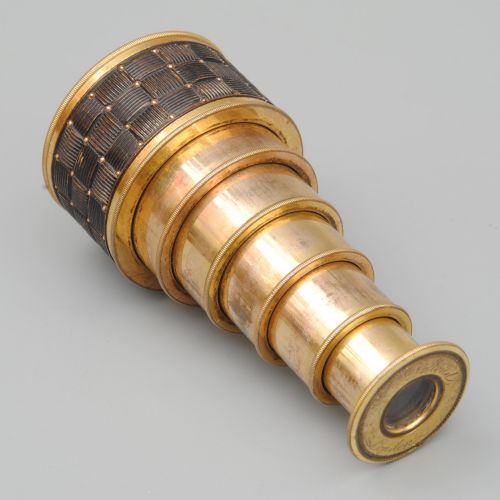 Dolland Spy Glass with Gilt Brass and Tortoiseshell