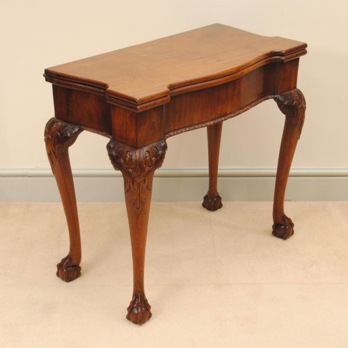 An 18th Century Cabriole Leg Games Table