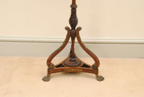 A FINE PAIR OF REGENCY PERIOD POLE SCREENS - ADDITIONAL PHOTO 2