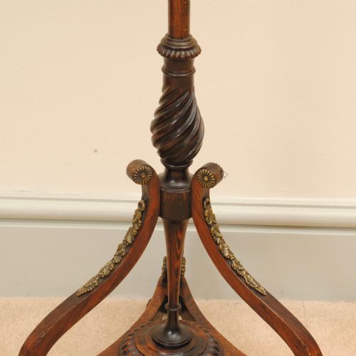 A FINE PAIR OF REGENCY PERIOD POLE SCREENS - ADDITIONAL PHOTO 4