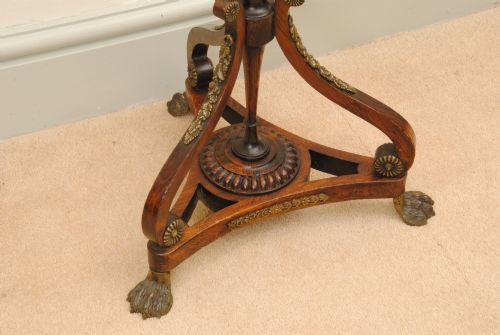 A FINE PAIR OF REGENCY PERIOD POLE SCREENS - ADDITIONAL PHOTO 5