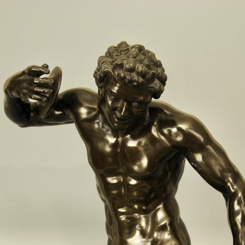 GRAND TOUR BRONZE OF THE DANCING FAUN WITH CYMBALS - ADDITIONAL PHOTO 3