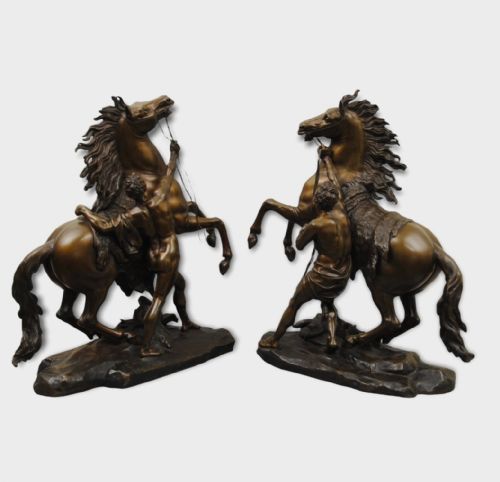 A Fine Pair of Mid 19th Century Marley Horses