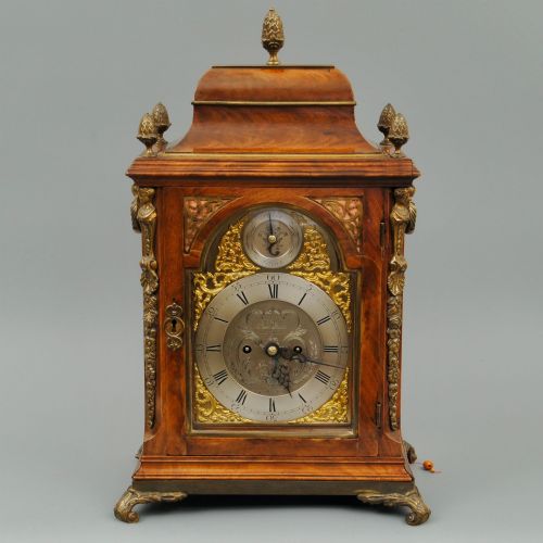 A Late 18th Century Mahogany and Ormolu Mounted Bracket Clock