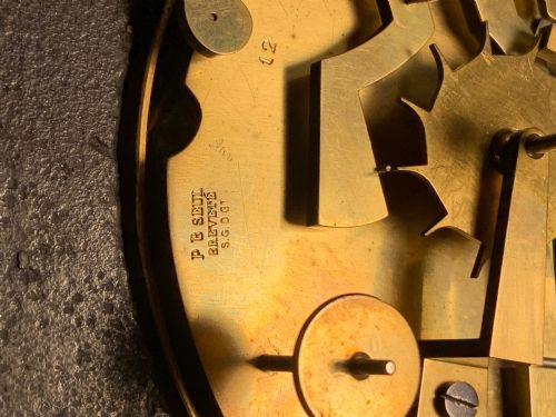 A FINE 19TH CENTURY BELGIUM SLATE PERPETUAL CALENDAR CLOCK - ADDITIONAL PHOTO 3