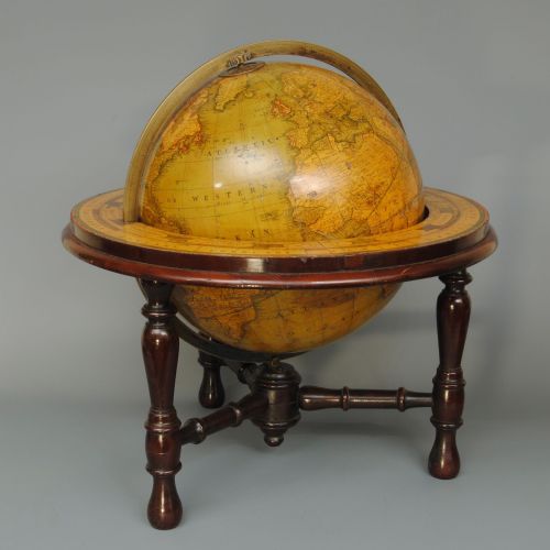 A PAIR OF 19TH CENTURY TABLE GLOBES BY CRUNCHLEY - ADDITIONAL PHOTO 1