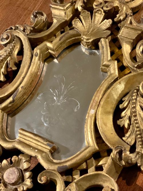 A PAIR OF 19TH CENTURY ITALIAN GILTWOOD MIRRORS - ADDITIONAL PHOTO 3
