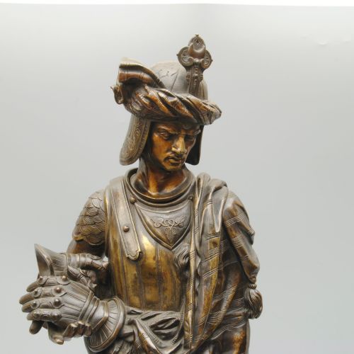A LARGE 19TH CENTURY BRONZE OF SALADIN - ADDITIONAL PHOTO 2