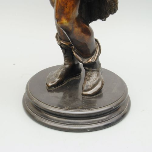 A LARGE 19TH CENTURY BRONZE OF SALADIN - ADDITIONAL PHOTO 4
