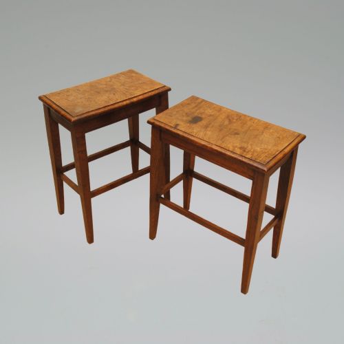 A Pair of Late 18th Century Oak Stools