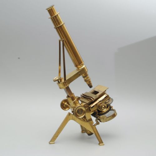 Powell and Lealand Number 3 Monocular Microscope