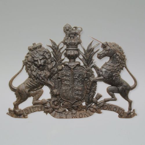 A Well Cast Victorian English Coat of Arms