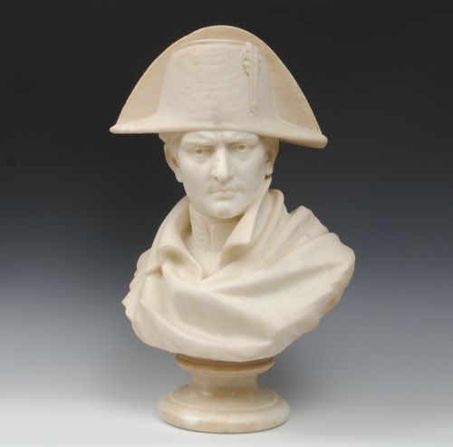 19th Century Full Size Italian Marble Bust of Napoleon