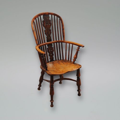 NOTTINGHAMSHIRE YEW TREE WINDSOR ARMCHAIR
